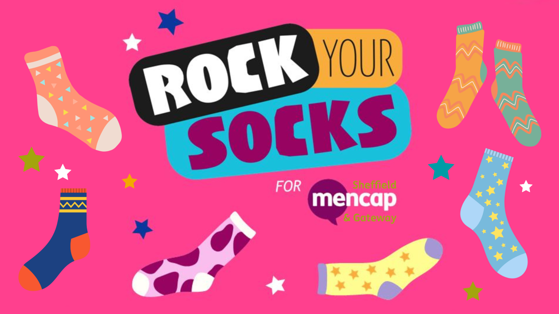 Rock Your Socks Sheffield Mencap & Gateway